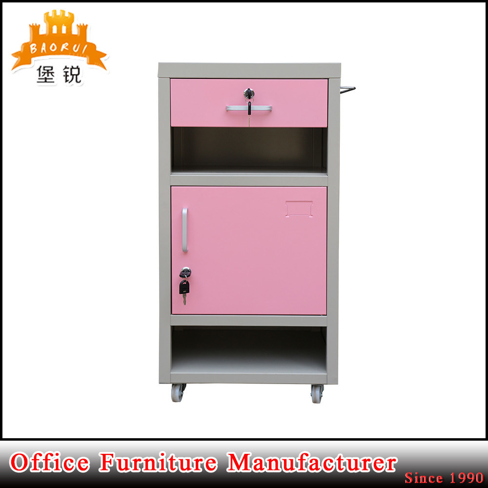 Hospital Use Mobile Nightstands Meta Bedside Cabinet