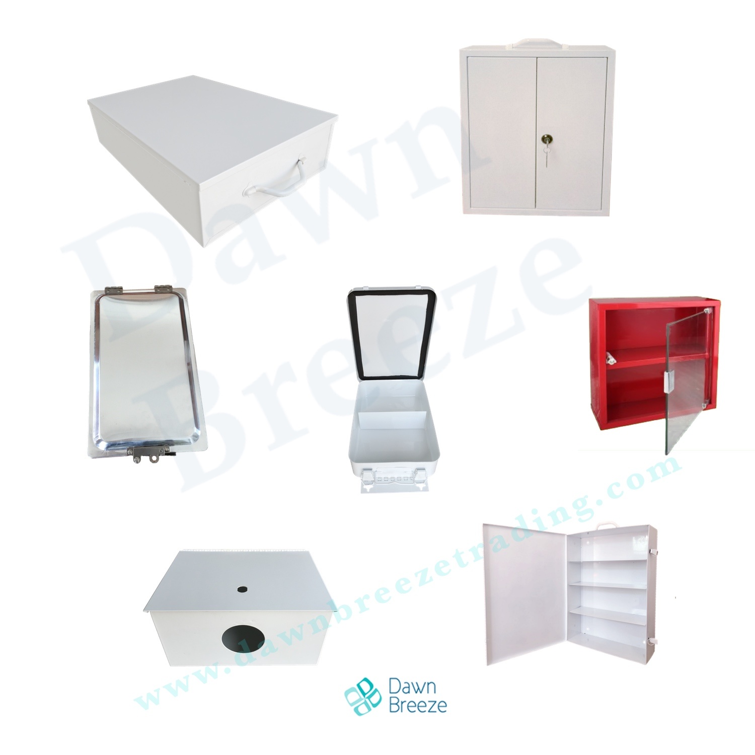 Metal Dispenser Box Storage Cabinet for Medical or Commercial Use