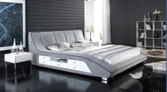 Bedroom Furniture Set, Fabric Soft Bed (2012)