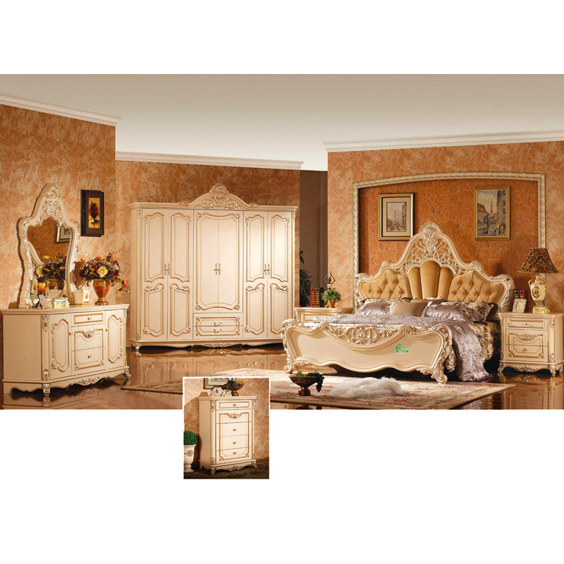 Classic King Size Bed for Classical Bedroom Furniture (3011)