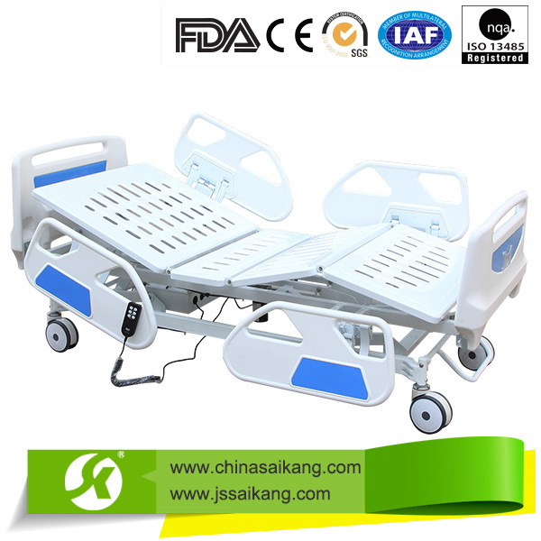 SK002-8 Three Functions Electric Hospital ICU Folding Bed