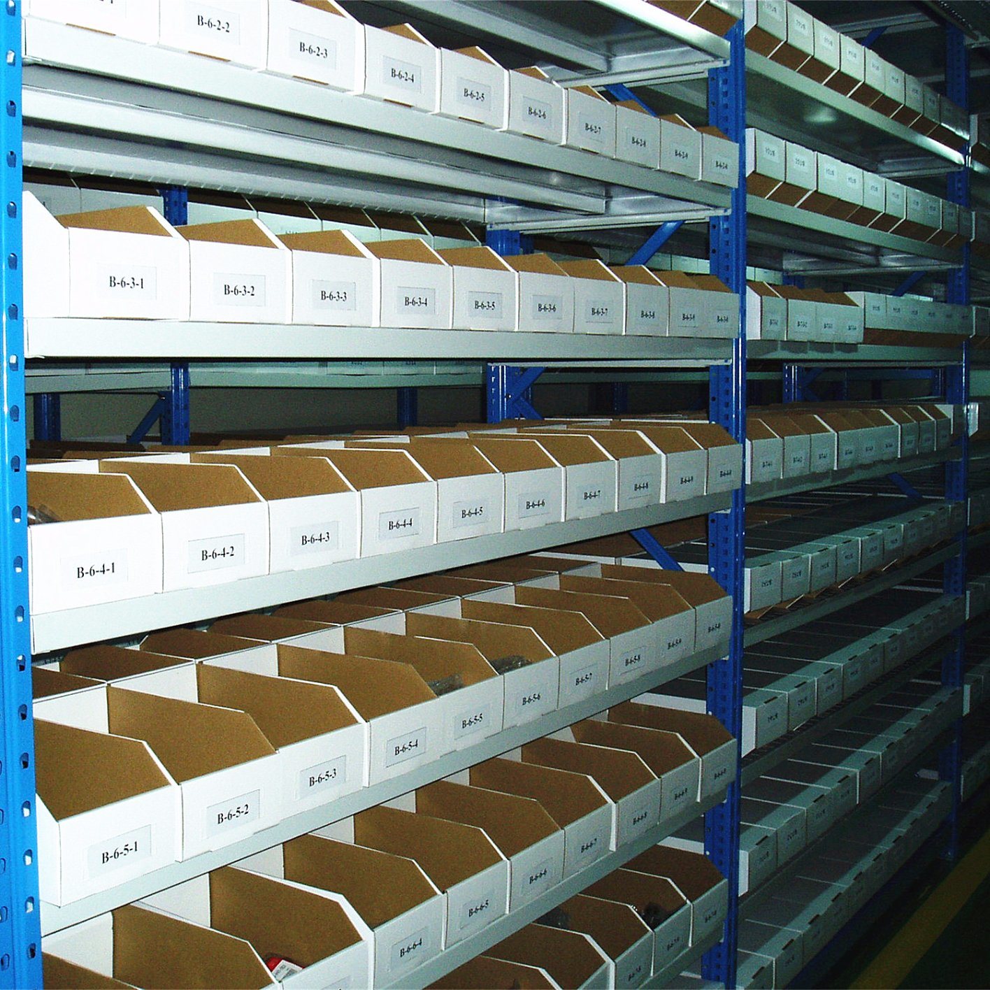 Long Span Boltless Shelving for Carton Box Storage