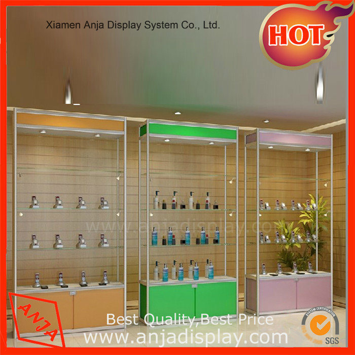 Metal Display Stand Mobile Phone Display Cabinet