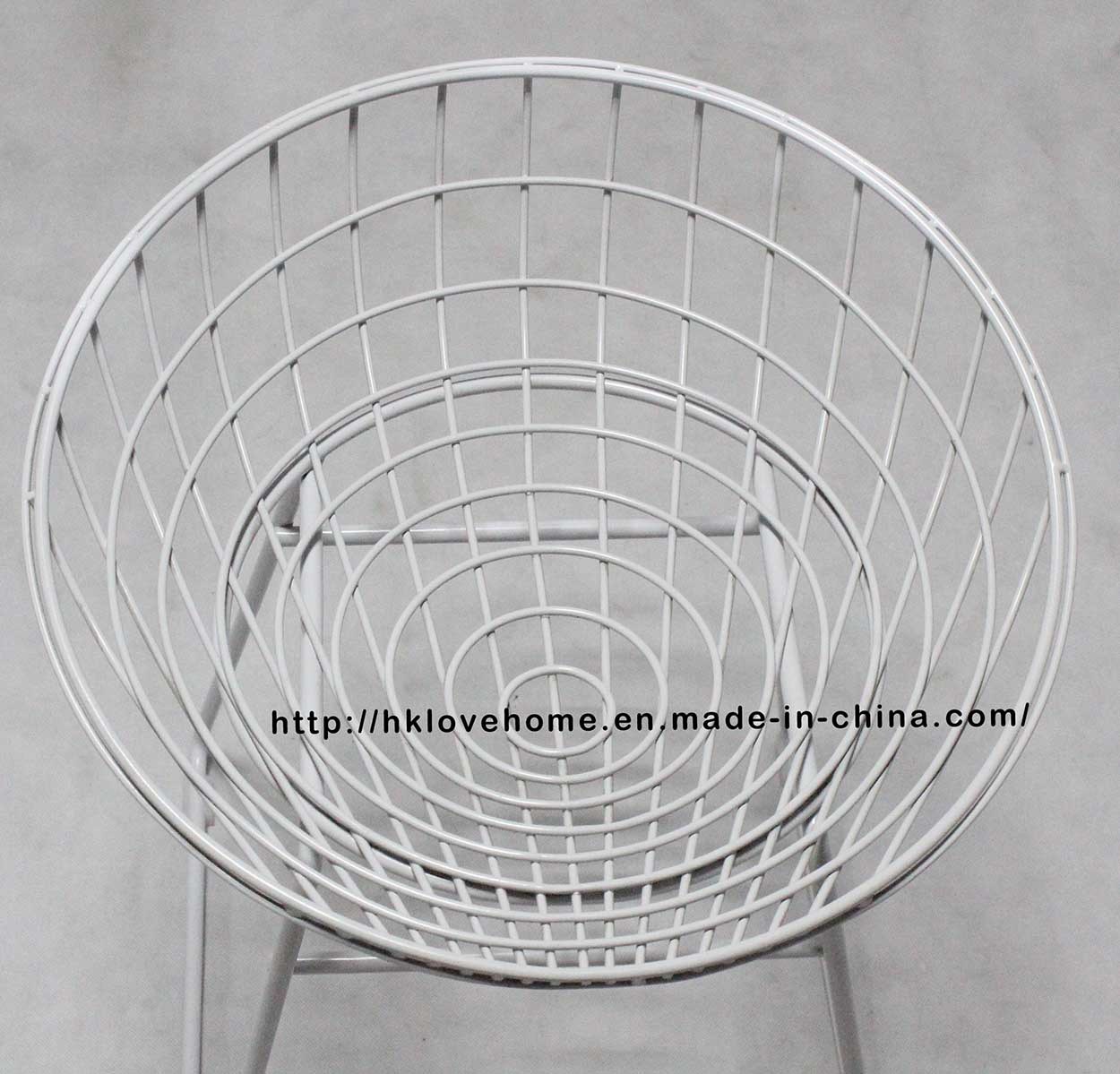 Replica Leisure Restaurant Furniture Dining Steel Seat Wire Bar Stools