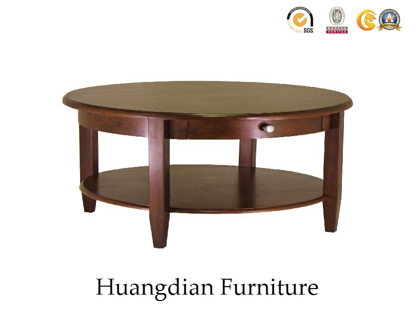China Manufacturer Sells Wooden Furniture Round Coffee Table (HD102)