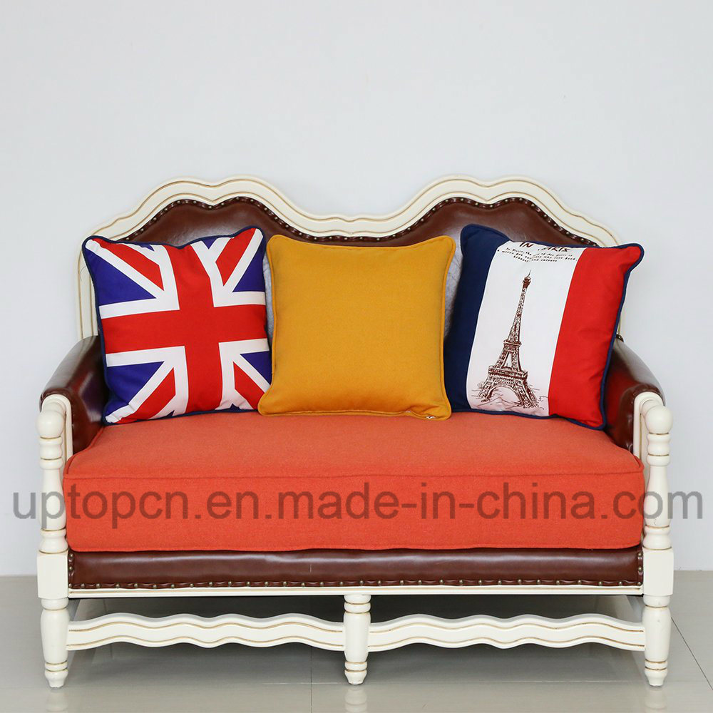 Funky Design Restaurant Furniture Sofa with Special Contrast Color (SP-KS362)