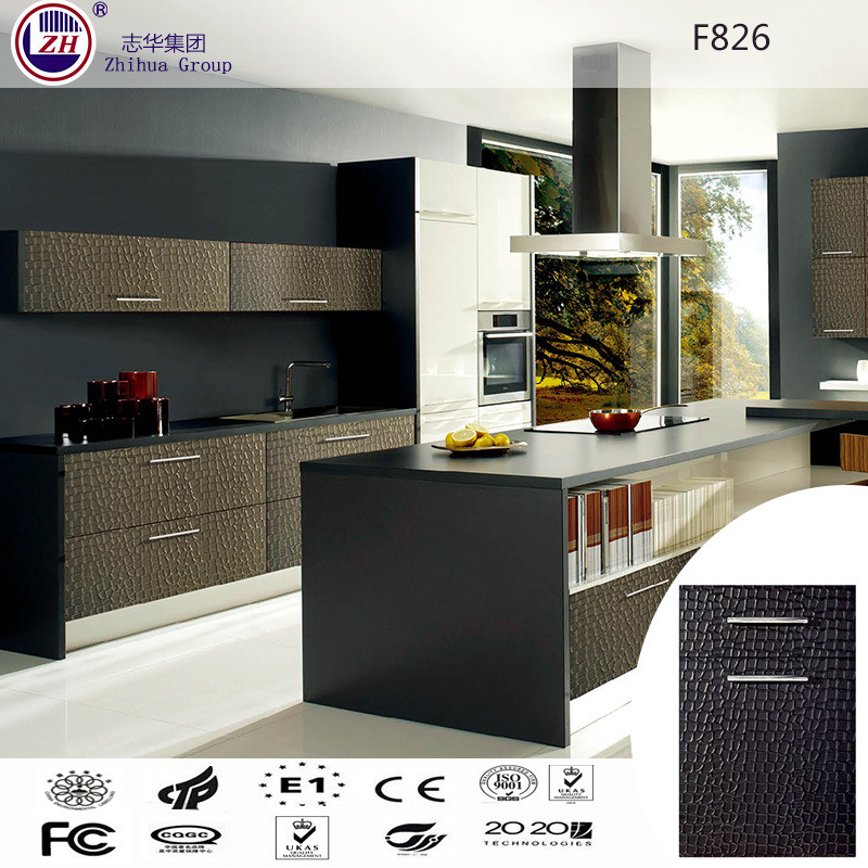 Modern Kitchen Cabinet with PVC Door