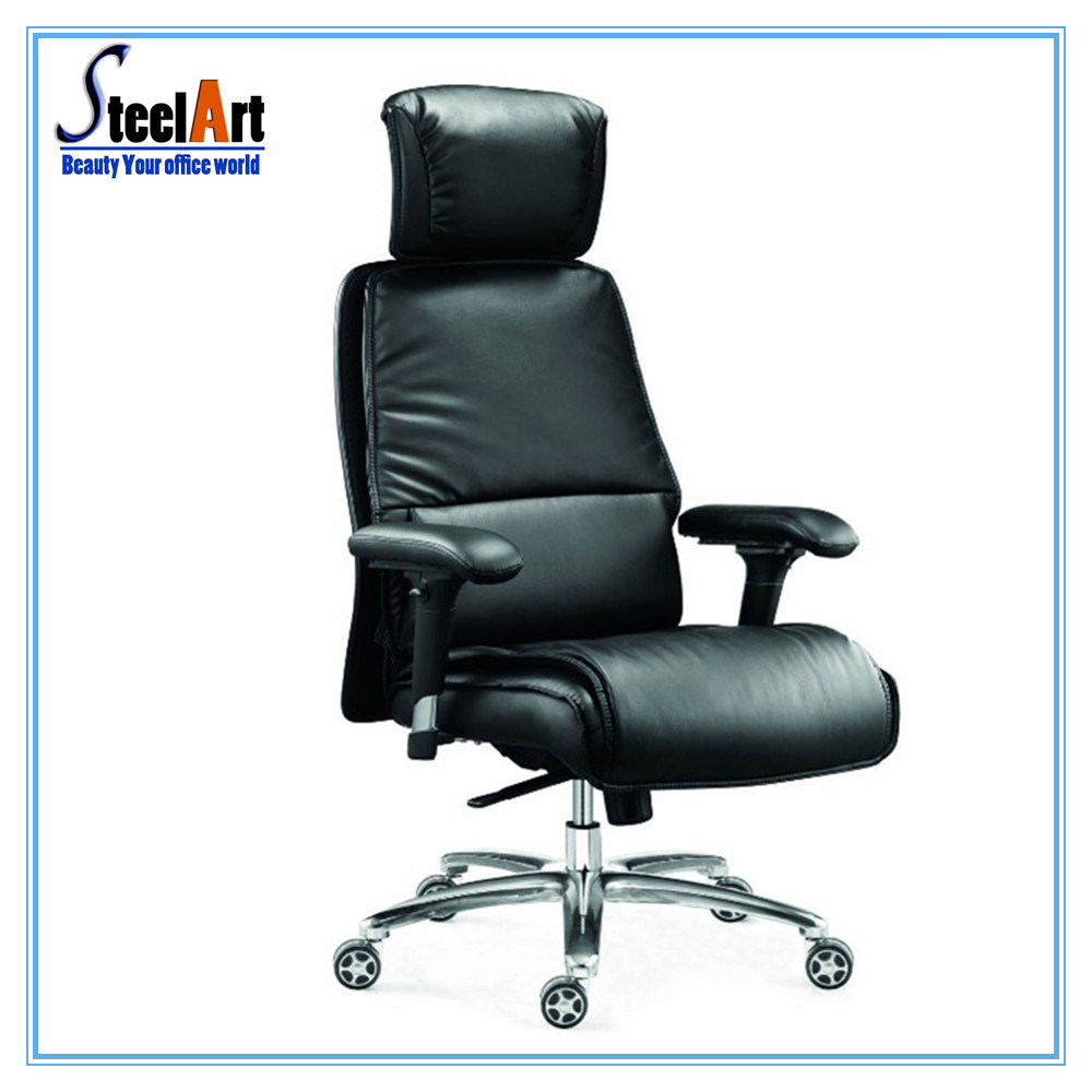 Office Furniture High Back Leather Chair with Headrest