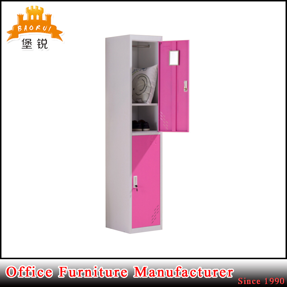 Changing Room 2 Tier Metal Steel Pool Gym Locker Cabinet