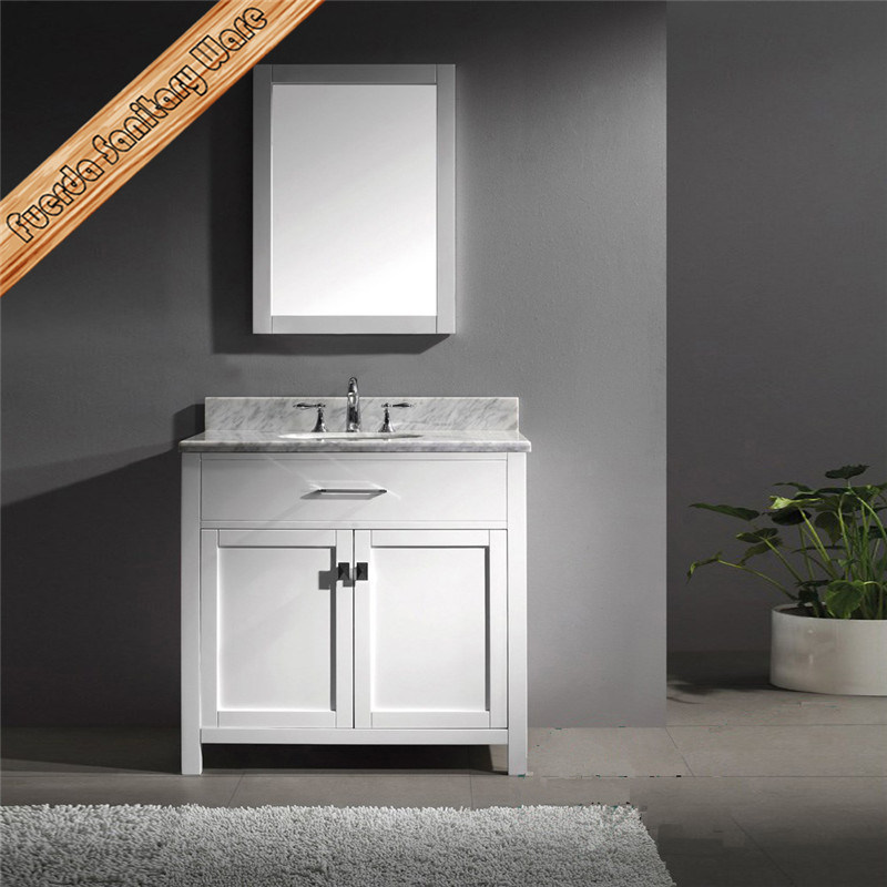 Fed-1044 White Finishing Commercial Modern Bathroom Cabinets