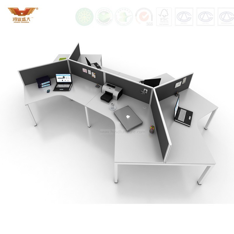 Modern High Quality Office Table Design Cubicles Partitions Office Table Design (HY-299)