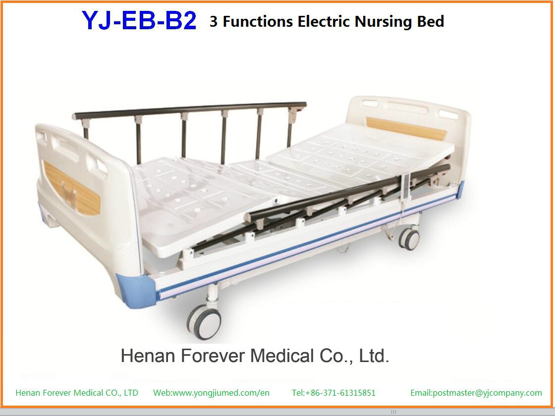 Popular Design 3 Fuctions Nursing Electrical Hospital Care Bed