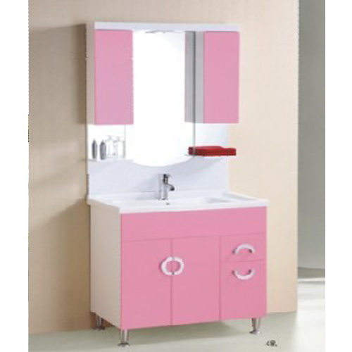 Hot Sale PVC Bathroom Cabinet with Mirror Cabinet