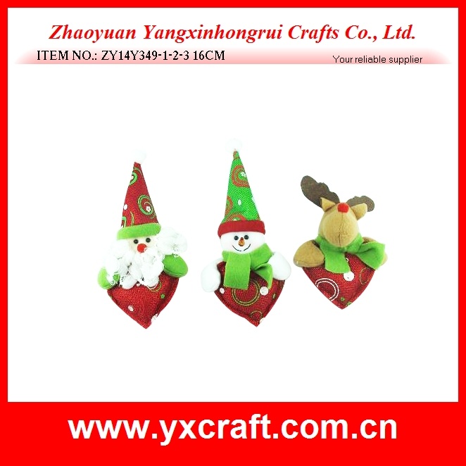 Christmas Decoration (ZY14Y349-1-2-3) Christmas Love Heart Shape Cheap Souvenir