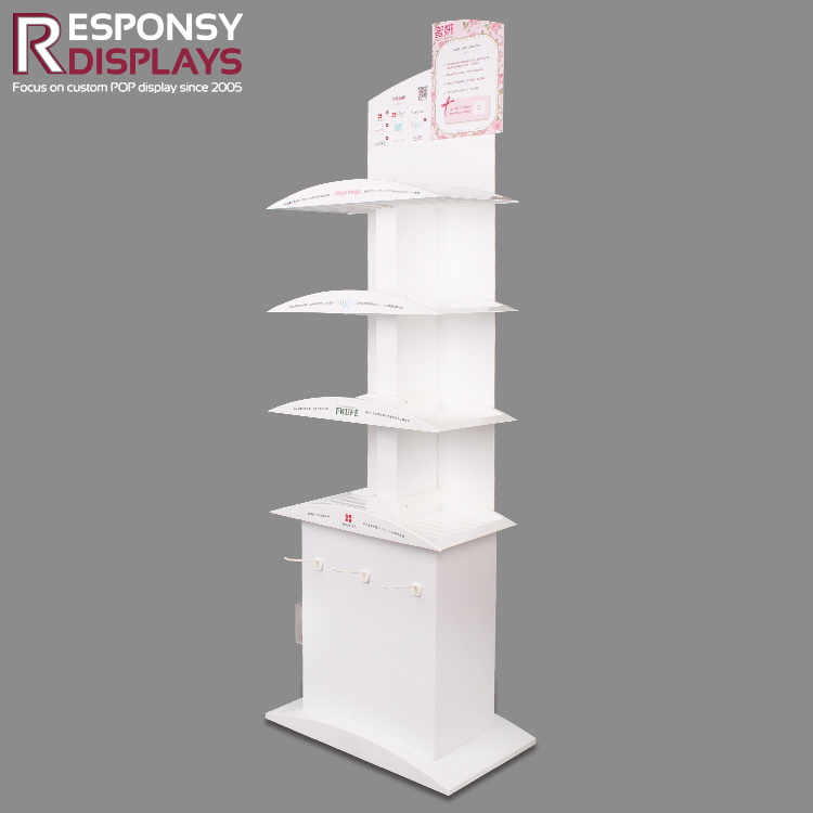 Floor Cosmetics Display Shelf Made by EPVC