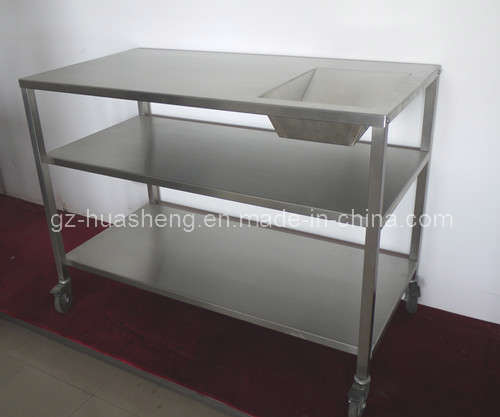 Custom Made High Glossy Metal Kitchen Cabinet (HS-007)