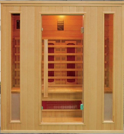 Four Person Dry Sauna Room Carbon Heaters Far Infrared Sauna Cabin