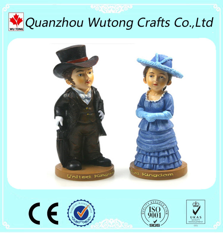 Custom Various Culture Character Souvenir Polyresin Figurine