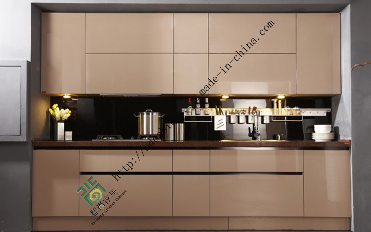 Hot Sale Luxurious UV Kitchen Cabinets (zs-236)