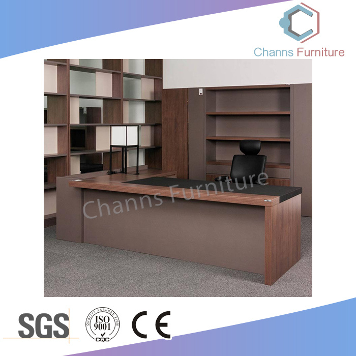 Modern Office Furniture 50mm Executive Table with Side Desk (CAS-MD18A31)