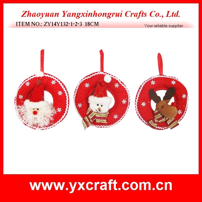 Christmas Decoration (ZY14Y132-1-2-3 18CM) Christmas Season Decorative Garland