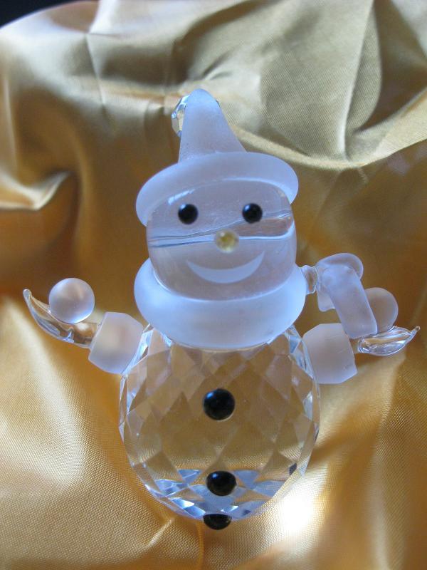 Popular Shape of Crystal Snowman Craft (JDLP-007)