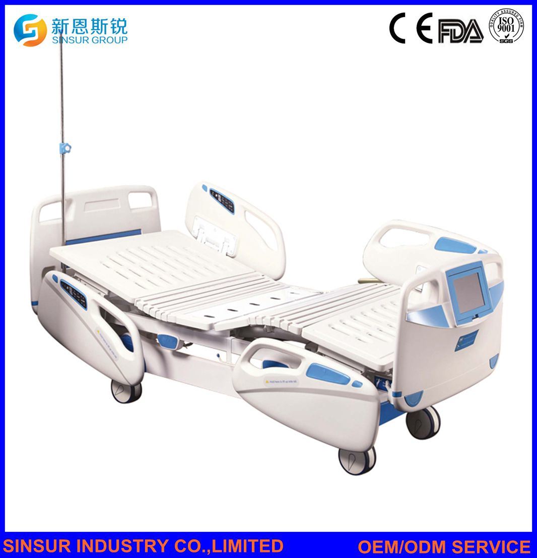 Electric ICU/Nursing Multi-Function with Weight System Medical Equipment Hospital Bed