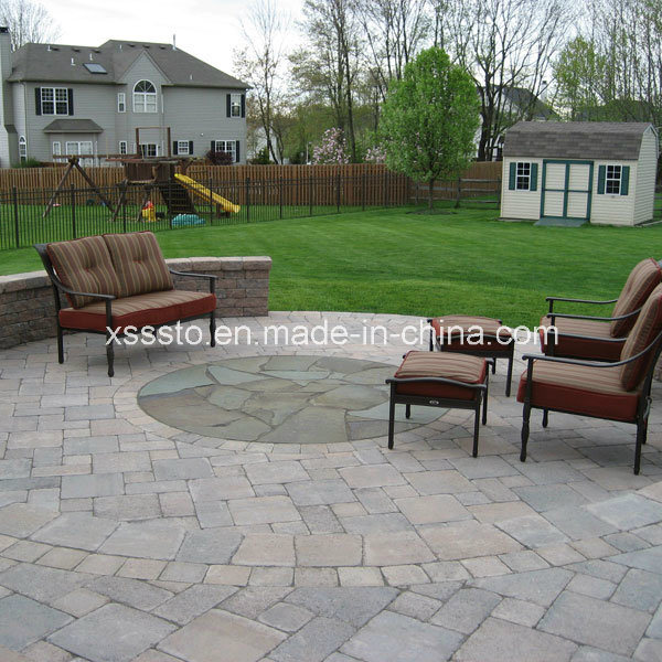 Walkway Cube Stone for Garden Sideway