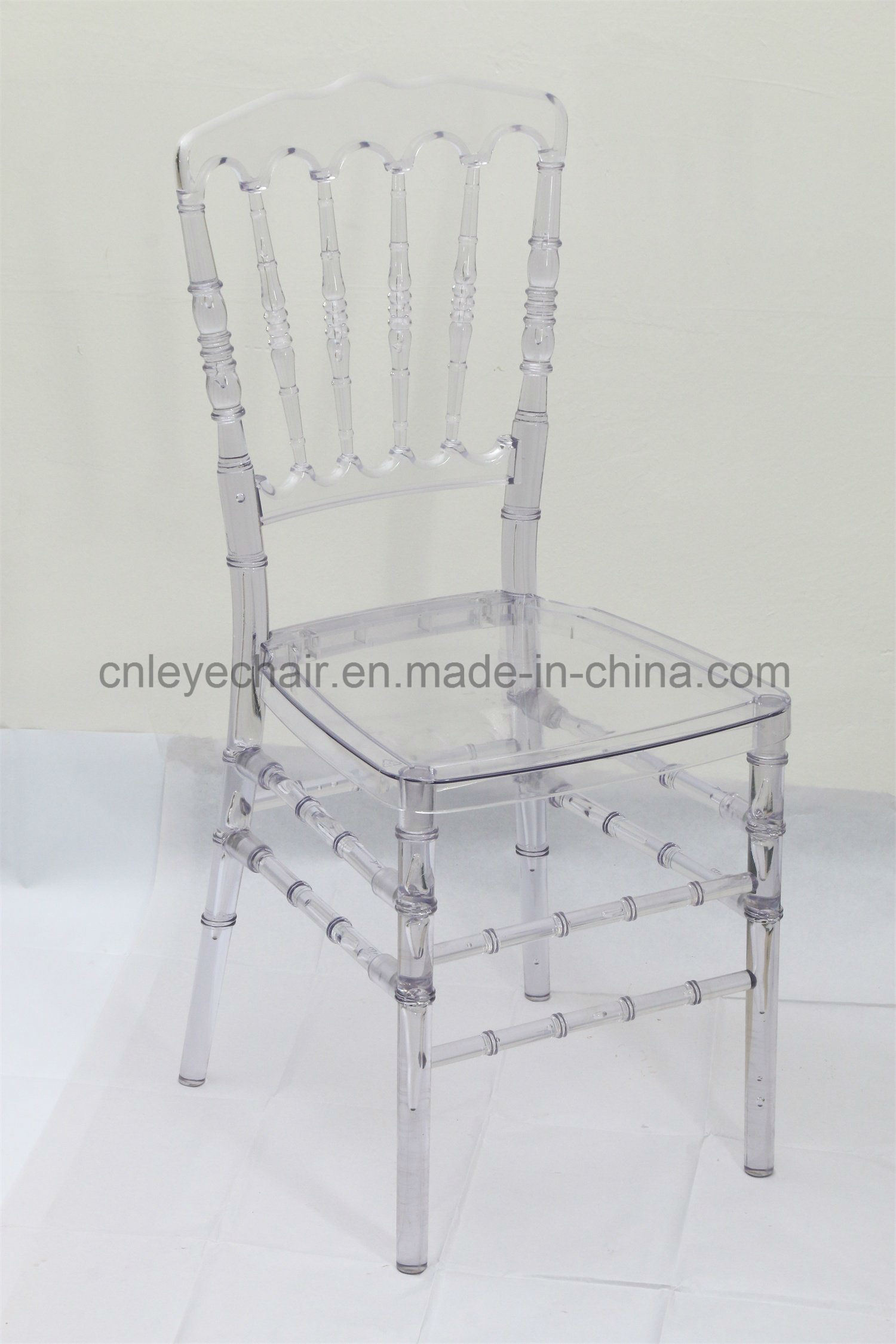 Party Event Hotel Furniture, Transparent Wedding Rental Napoleon Chair