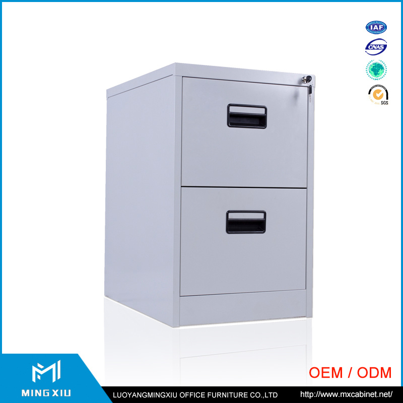 Mingxiu Office Furniture Metal 2 Drawer File Cabinet / Two Metal Drawer File Cabinet