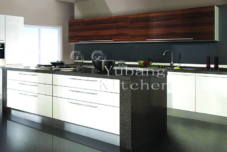 High Gloss/Matt Finished Lacquer Kitchen Cabinet (M-L35)