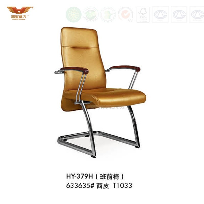 High Quality Office Leather Chair with Armrest (HY-379H)