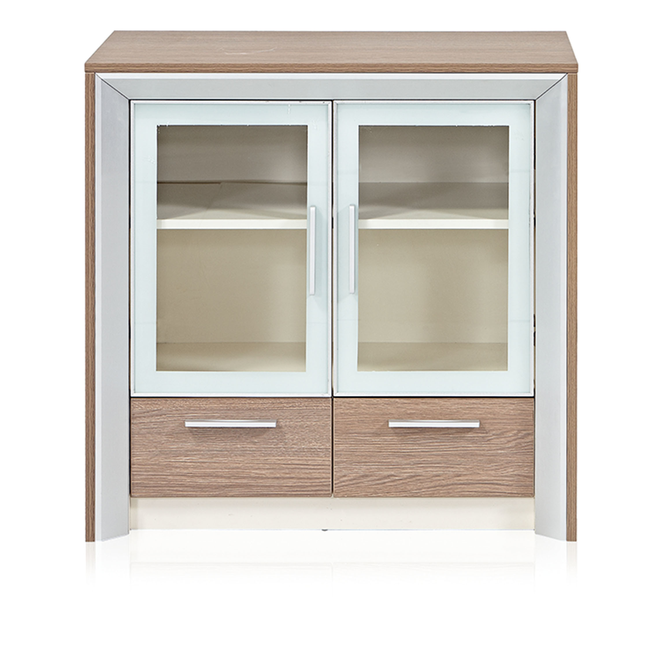 Public Area 2 Doors and Drawers Laminated Sideboard Wine Cabinet