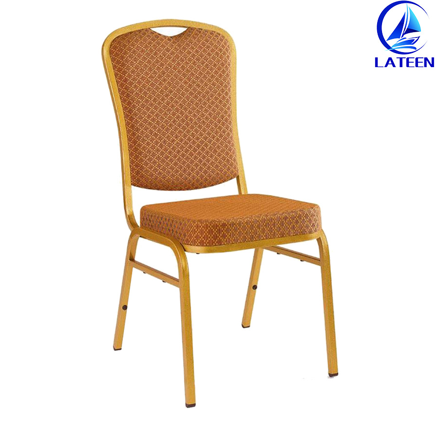 Comfortable Hotel Furniture Staking Metal Dining Chair