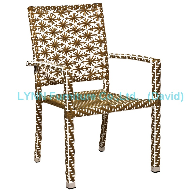 Patio Furniture Poly Rattan Chair Stacking Chair