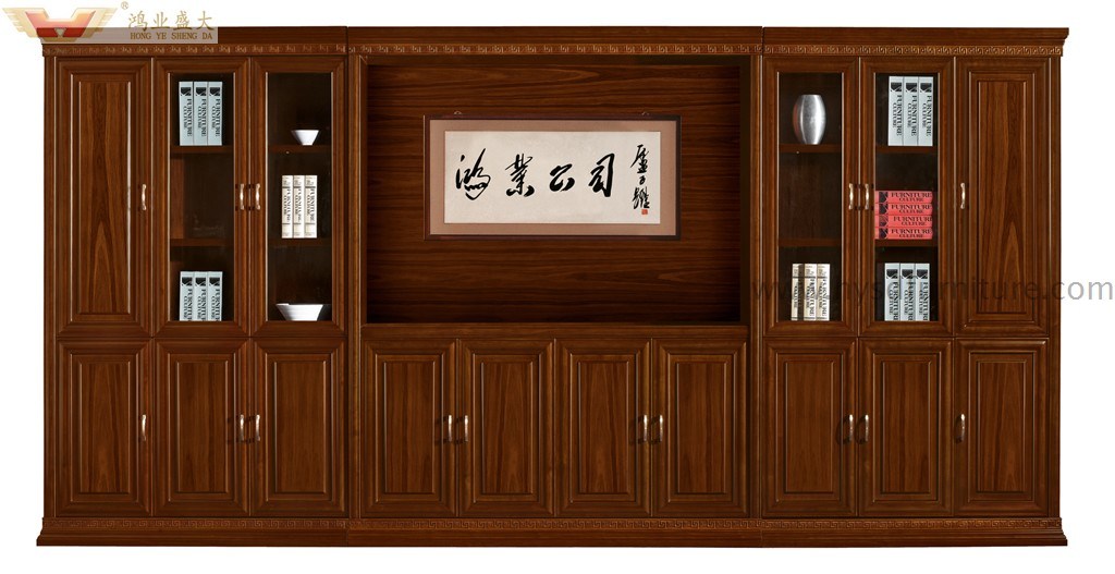 Large Size Luxuary Office Bookcase for Executive Room (HY-C0508)