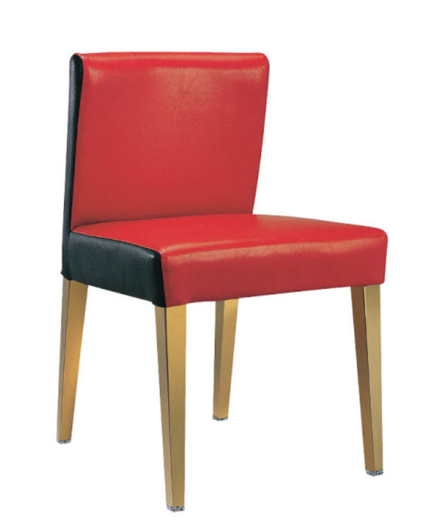 High Quality Red Leather Restaurant Dining Chair (FOH-BCB03)