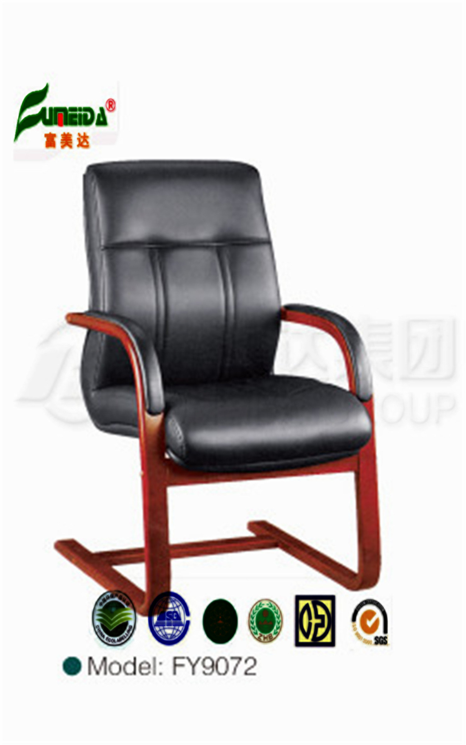 Leather High Quality Executive Office Meeting Chair (fy9072)