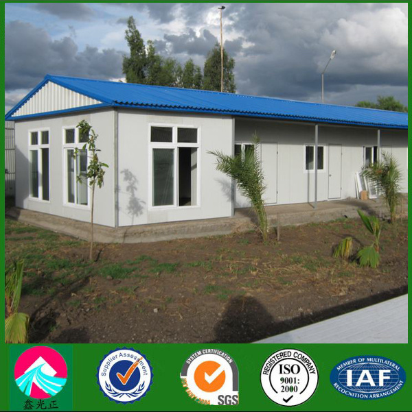 Temporary Prefabricated House Built in Africa