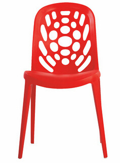 Modern Outdoor Stackable Plastic Chair