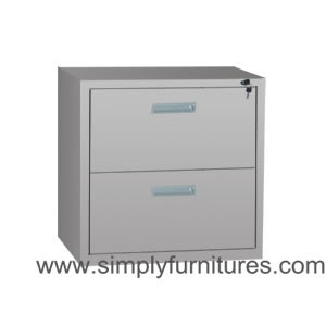 2 Drawers Metal Lateral File Cabinet for Office (T6S-LCH2)