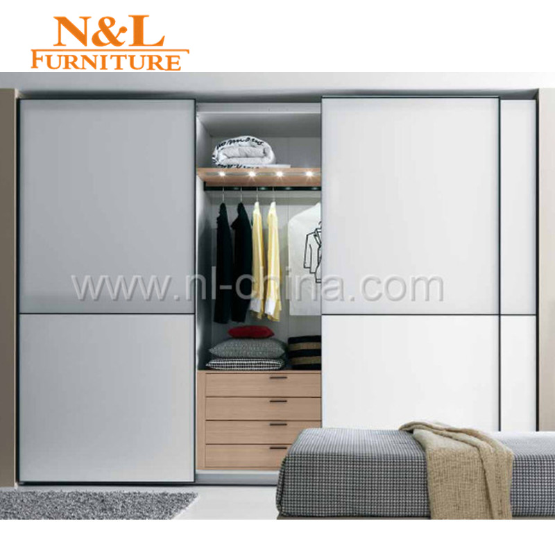 Australia Modern Style Solid Wood Bedroom Wardrobe Armoire