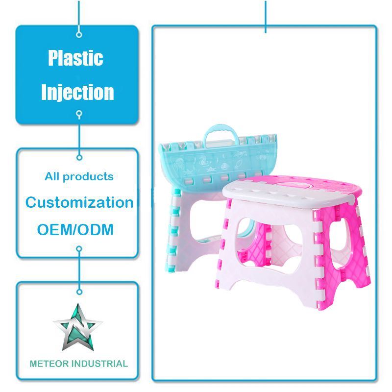 Customized Plastic Injection Moulding Plastic Foldable Chair for Kids / Children