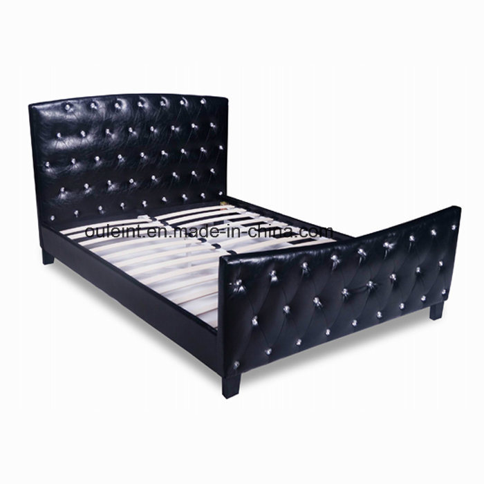 French Design Diamond PU Single Bed (OL17176)