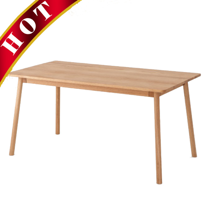 Oak Walnut Dining Room Table Hotel Modern Restaurant Home Furniture