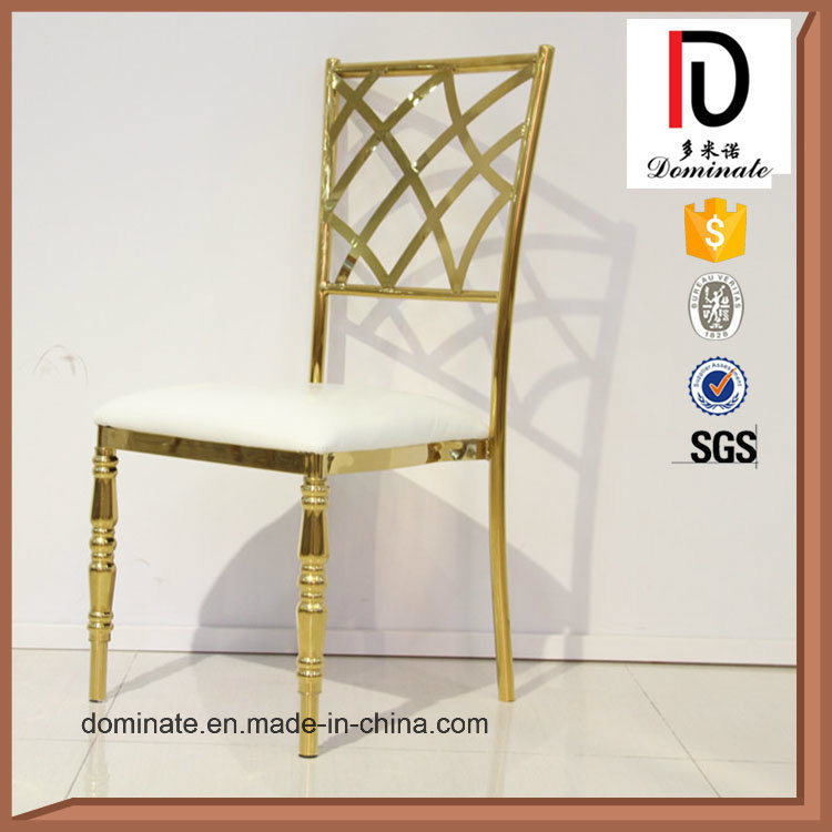 Professional Design Stainless Steel Gold Chair