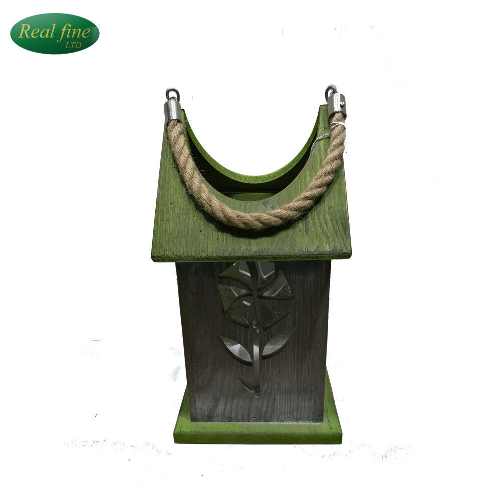 Wooden Product Pastoral Basket for Garden Decoration