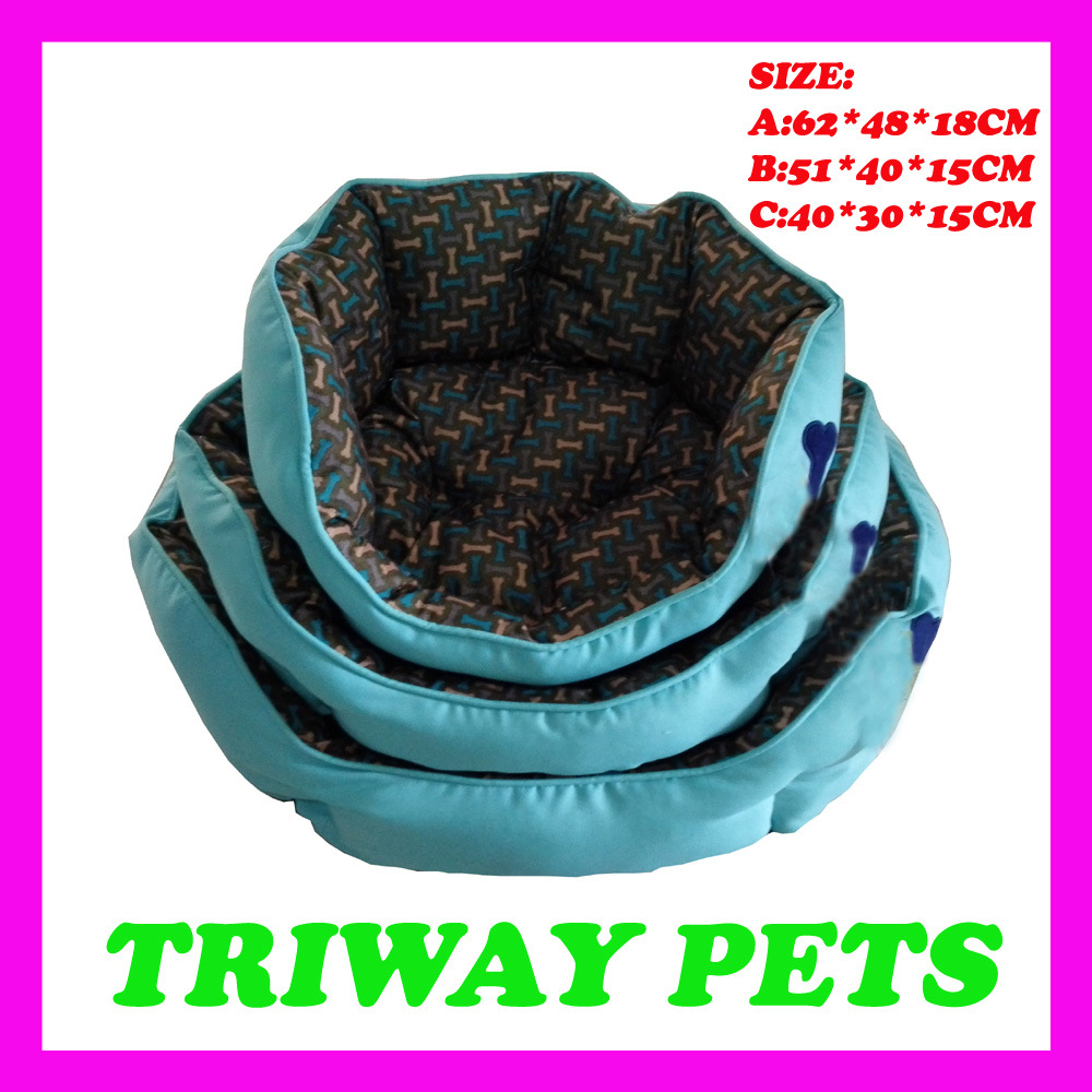 Cheap Comfort Dog Cat Pet Beds (WY161063-3A/C)