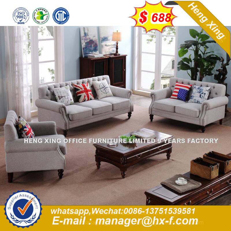 Modern Home Furniture Living Room Leather Sofa (HX-SN8078)