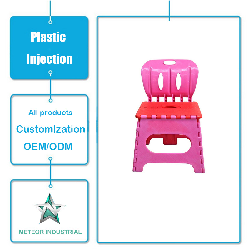 Customized Plastic Injection Moulding Products Plastic Furniture Folded Chair